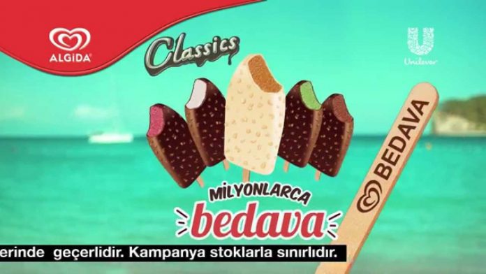 Bedava Algida Max Kampanyası