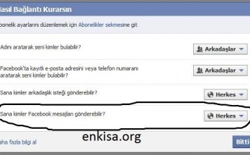 Facebook mesaj gönderme engeli nasıl yapılır?