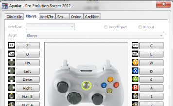 PES 2013 Klavye ve Joystick Ayarları