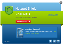 Hotspot shield reklamı nasıl silinir