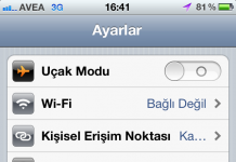 İphoneda Uçak Modu Nasıl Kapatılır