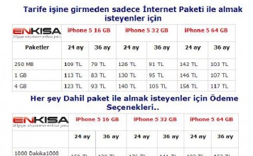 Avea Sözleşmeli Apple iPhone 5 Cihaz Kampanyası