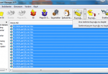 İnternet Download Manager Sırayla Linkleri İndirme