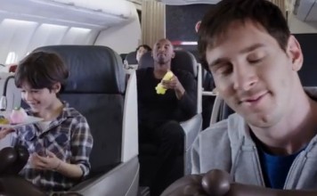 Türk Hava Yolları Kobe Bryant Ve Lionel Messi Reklamı