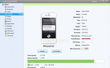 iTools 2012 Beta 1107E