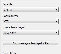 Usb Flash Bellek Nasıl Biçimlendirilir?