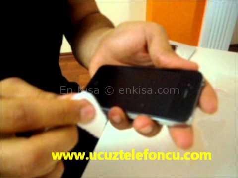 Video thumbnail for youtube video Ekran jelatini hiç kabarcıksız nasıl yapıştırılır?
