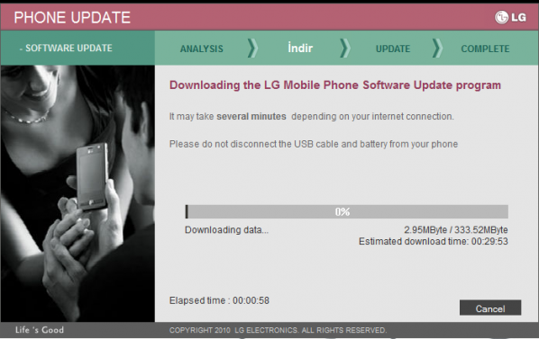 LG P970 Optimus Black Android 4.0 Güncellemesi1