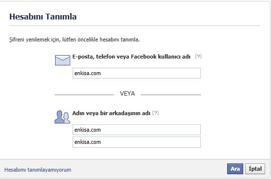 facebook-şifre-değiştirme