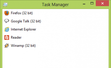 Windows 8 de Görev Yönetici Nasıl Açılır