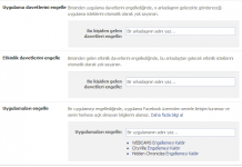 Facebook Oyun ve Uygulama Engelleme Nasıl Yapılır