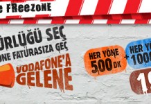 Vodafone 19 TLye 500 Dakika 1000 Sms 1GB İnternet