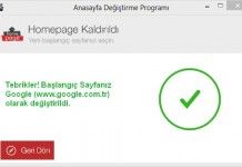 Homepage.com.tr Bilgisayardan Nasıl Silinir