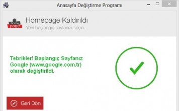 Homepage.com.tr Bilgisayardan Nasıl Silinir