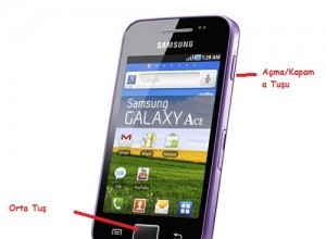 Samsung Galaxy Ace S5830 Ekran Görüntüsü Nasıl Alınır
