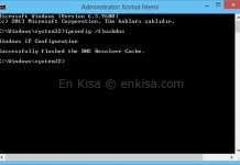 Windows 8 Dns Önbelleği Nasıl Temizlenir