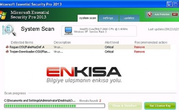 Microsoft Essential Security Pro Virüsü Nasıl Temizlenir?