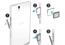 Sony Xperia Z Simkart Nasıl Takılır