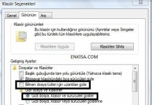 Dosya Uzantılarını Nasıl Gizleyebilirim