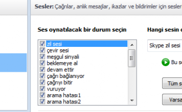 Skype Zil Sesleri Nasıl Değiştirilir?