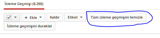 youtube_izleme_geçmişi_silmek