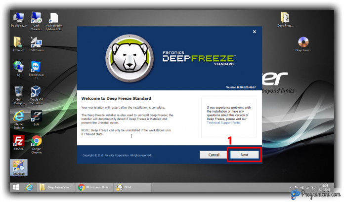 Deepfreeze Nasıl Kaldırılır