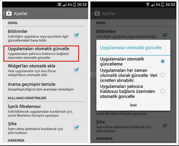 android-uygulama-guncelleme