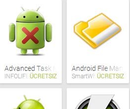 Android Uygulamaları Nasıl Silinir