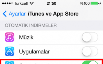 İphone Otomatik Güncelleme Nasıl Kapatılır