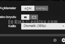 Youtube Ek Açıklamalar Nasıl Kapatılır