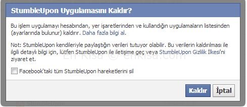 facebook_uygulama_silme