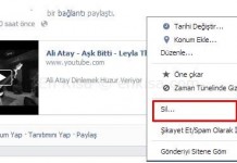 Facebookda Paylaştıklarımı Nasıl Silebilirim