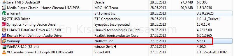 winamp-nasil-silinir