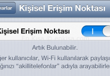 iPhone’u Wireless Modem olarak kullanmak
