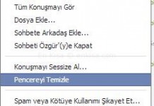 Facebook Sohbet Geçmişi Nasıl Silinir?