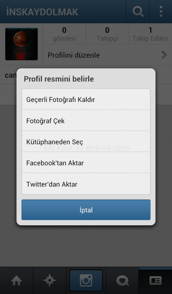 Instagram Profil Resmi Nasil Degistirilir