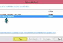 Windows 8de Windows Defender Nasıl Kapatılır