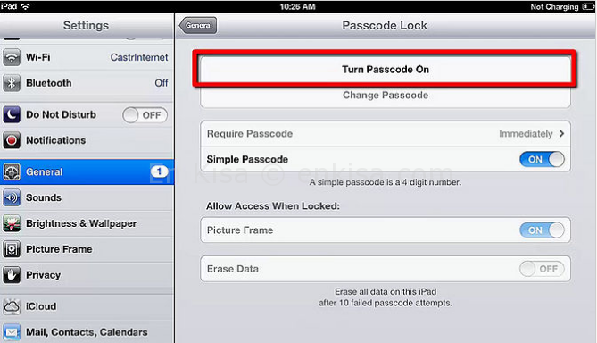 ipad-passcode-ekrani