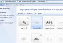 Yazı Tipi (Font) Yükleme Nasıl Yapılır?