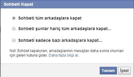 facebook-sohbet-kapatmak