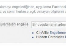 Facebookda Uygulama Engelleme Nasıl Yapılır