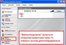 Vodafone Vodem Paket Sorgulama
