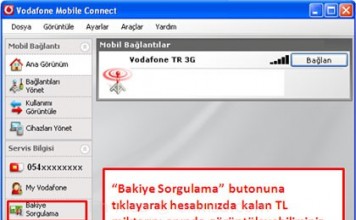 Vodafone Vodem Paket Sorgulama