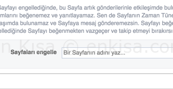 Facebook Sayfa Engelleme Nasıl Yapılır