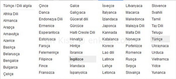 google-translate-destekledigi-diller
