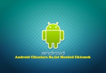 Android Cihazlara Başlat Menüsü Eklemek