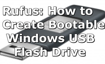 Windows 8.1 Rufus’den USB’ye Yazma