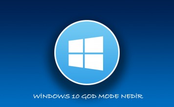 Windows 10 God Mode Ayarları
