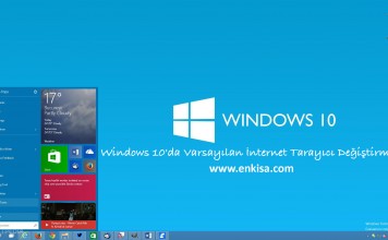 Windows 10’da Varsayılan İnternet Tarayıcı Değiştirmek