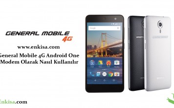 General Mobile 4G Android One Modem Olarak Nasıl Kullanılır?